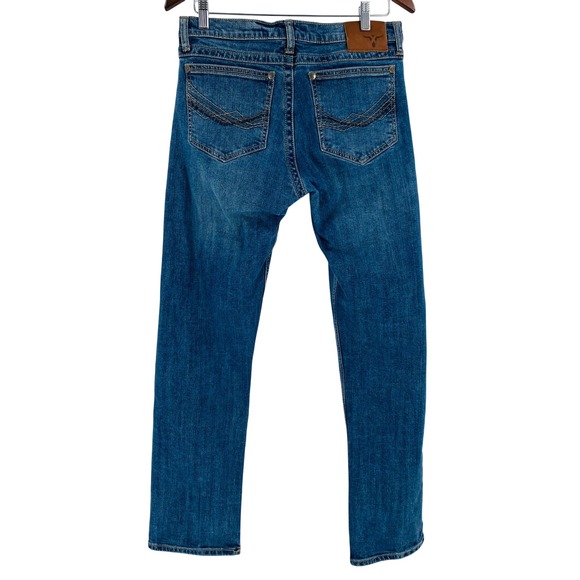 Wrangler 20X Mens Slim Straight Blue Denim Jeans 30x34FITS(30x33) Western Rodeo - Picture 11 of 11